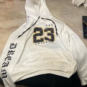 White Chicago Hoodie